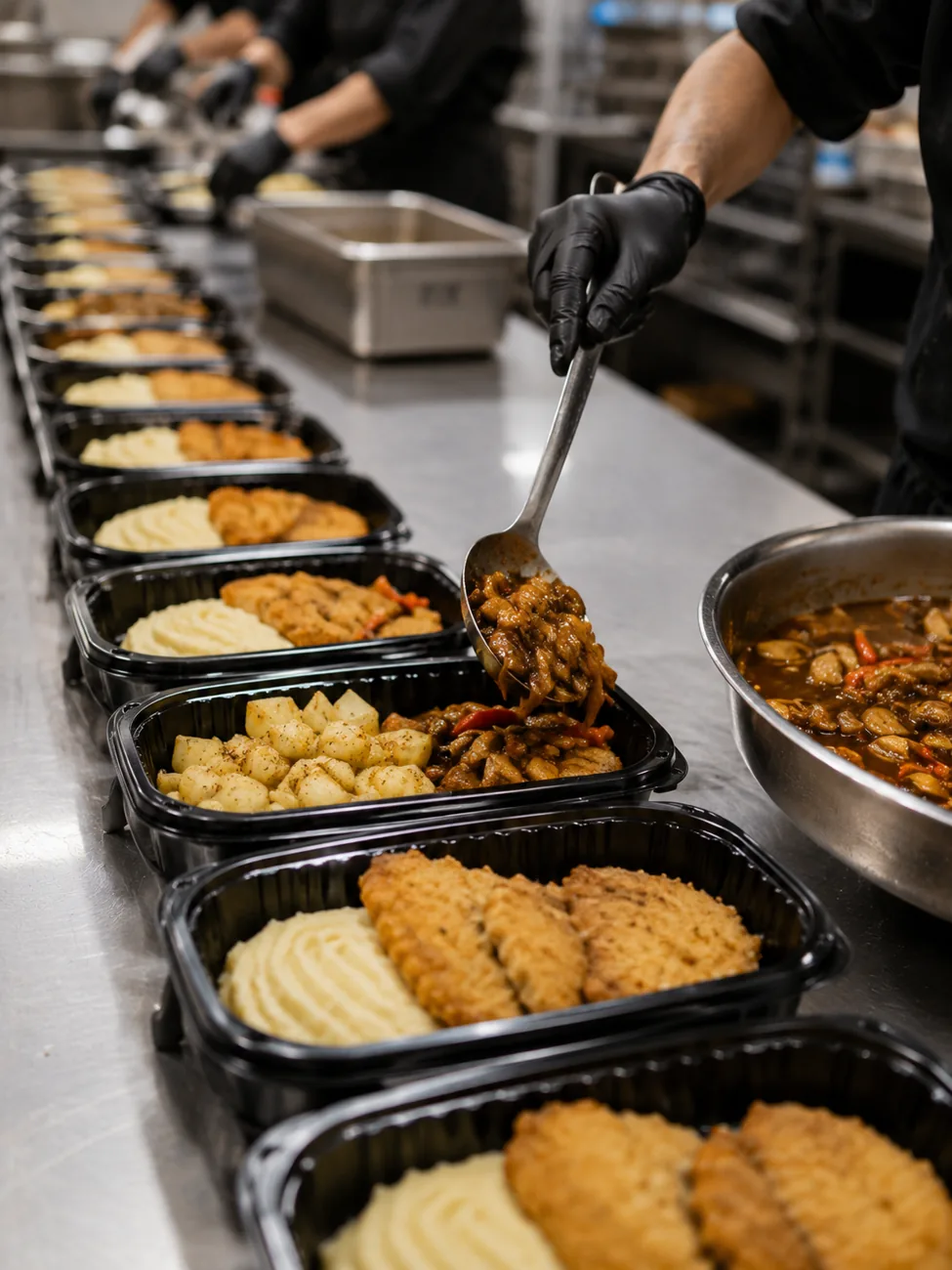 Preparación de platos en nuestra cocina